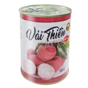 FoodClub - Vải Ngâm Ngọc Hà Lon Trắng - 565G