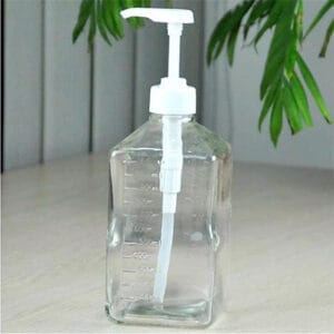 Bình đựng nước đường - Thủy Tinh có pumb (1100ml)