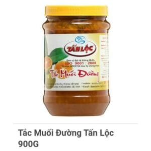 Tấn Lộc - Tắc Muối Đường - 900G