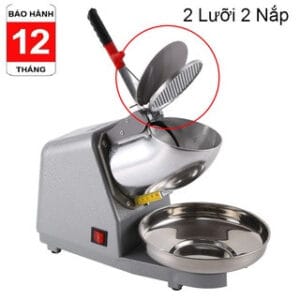 Máy Bào Đá Tuyết 2 Lưỡi 2 Nắp