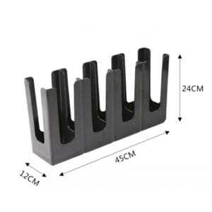 Khay đựng ly - Chữ U - 4 Ngăn