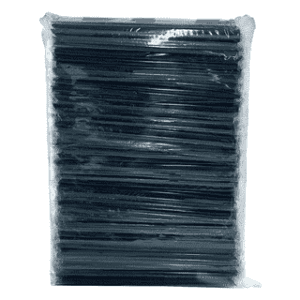 Ống hút Đen - Màng bọc - Phi 6 ( uống cà phê, nước ngọt, nước mía ...) - bịch 500g