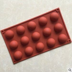 Khuôn silicon - Bán cầu nhỏ 15C