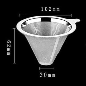 Phễu lọc trà inox 304 - 102mm