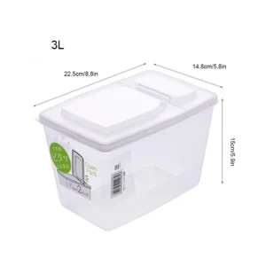 Hộp nhựa Nakaya đựng bột sữa, bột mix 3L