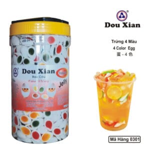 Dou Xian - Thạch trứng 4 màu 2.5kg