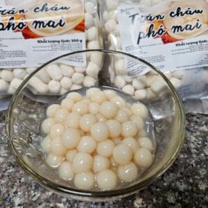 Trân châu phô mai viên to - 300gr