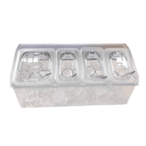 Bộ khay nhựa PC 1 khay 1/6 và 3 khay 1/9 * 10cm