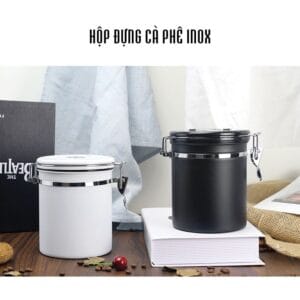 Hộp Inox - Đựng Cà Phê - 1.5L