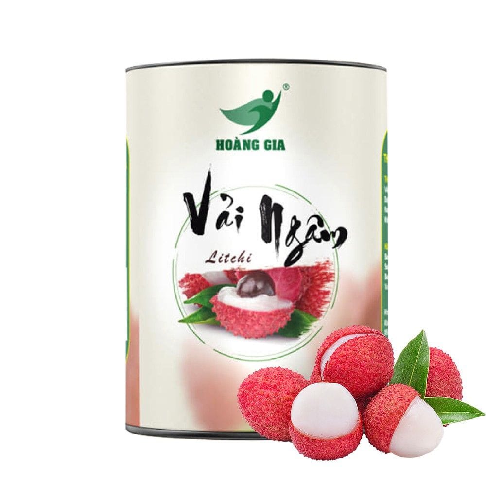 Hoàng Gia - Vải Ngâm Nước Đường - 830G