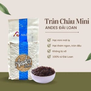 ANDES - TRÂN CHÂU CARAMEL HẠT MINI - 3KG
