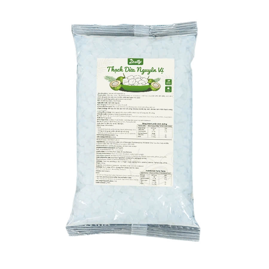 Zestty - Thạch Dừa Nguyên Vị