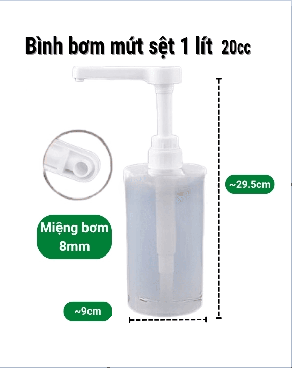 Bình Pump Mứt Sệt 20ml