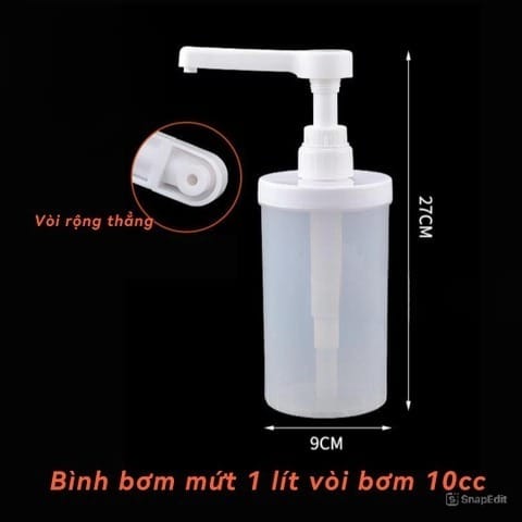 Bình Pump Mứt Sệt 10ml