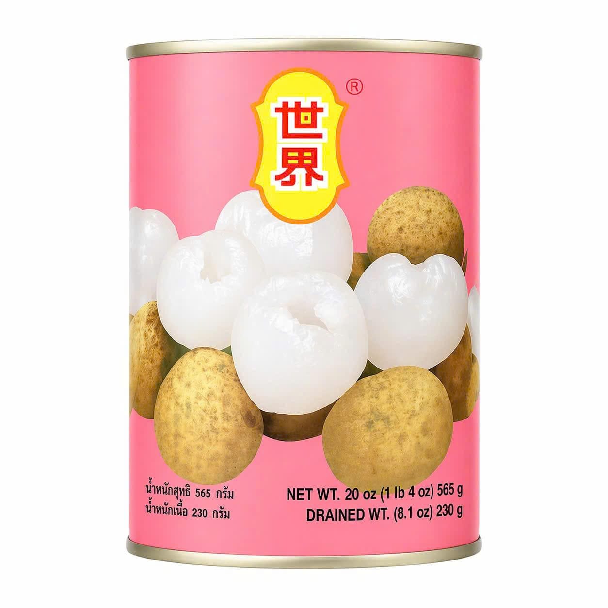Nhãn ngâm nước đường Thái Lan 565g (lon hồng)