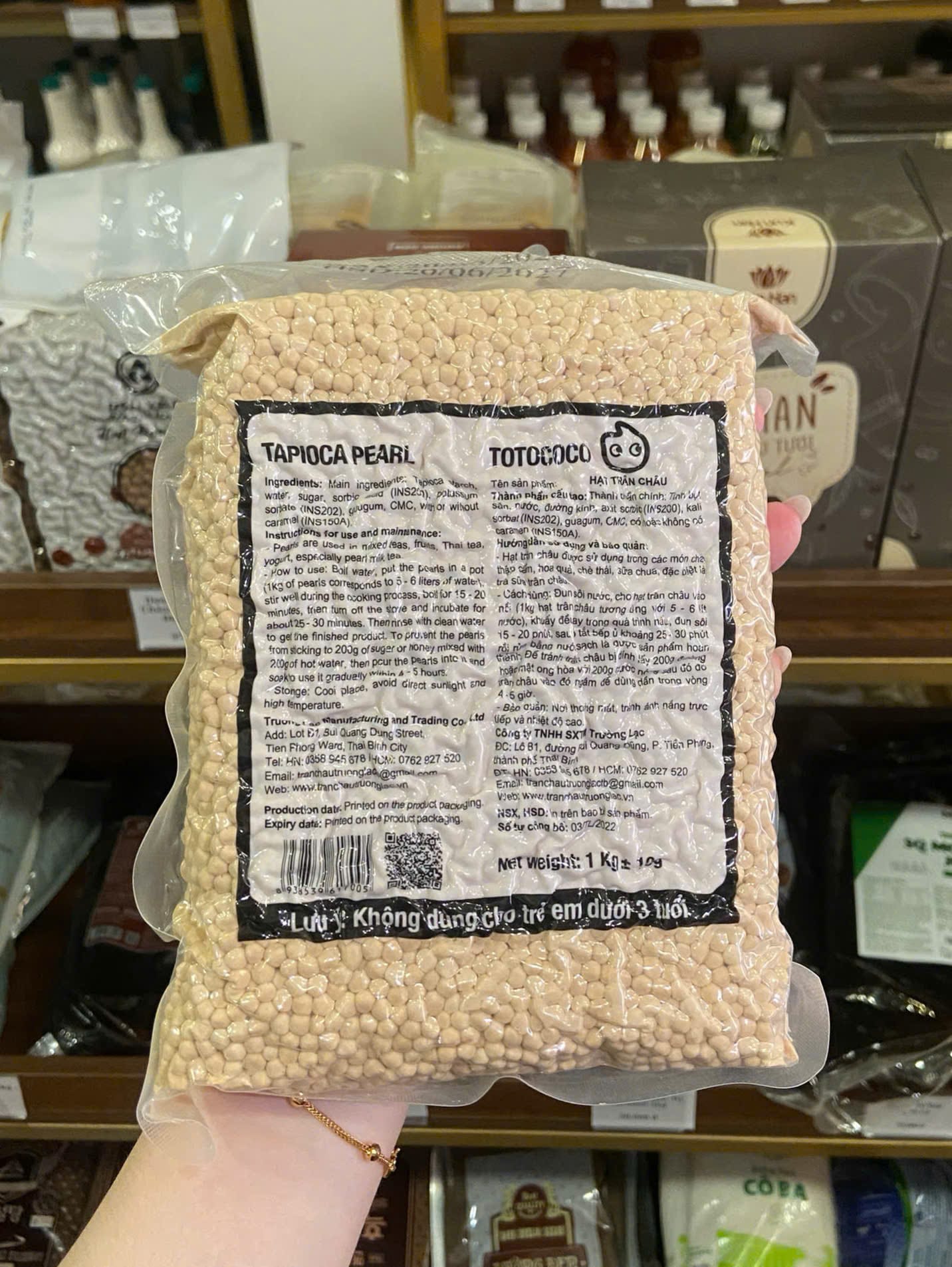 Totococo - Trân Châu Mini Hoàng Kim - 1kg